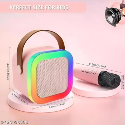 Mini Karaoke Speaker with Wireless Microphone