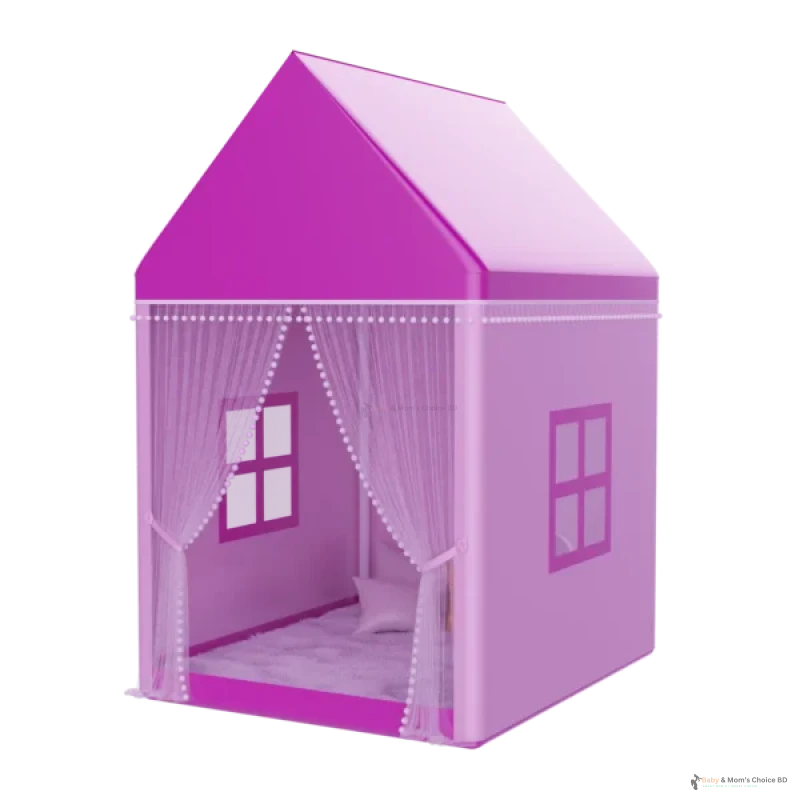 Castle tent house Large Playhouse multicolor - With 25 ball