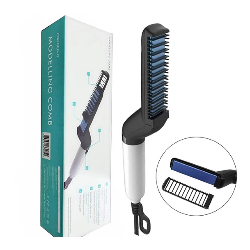 Comb Men Beard And Hair Quick Straightener - Hair Straightener