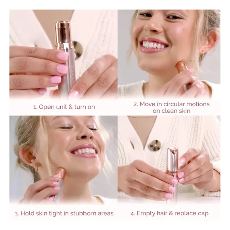 Flawless Facial Hair Remover for Women- Rechargeable