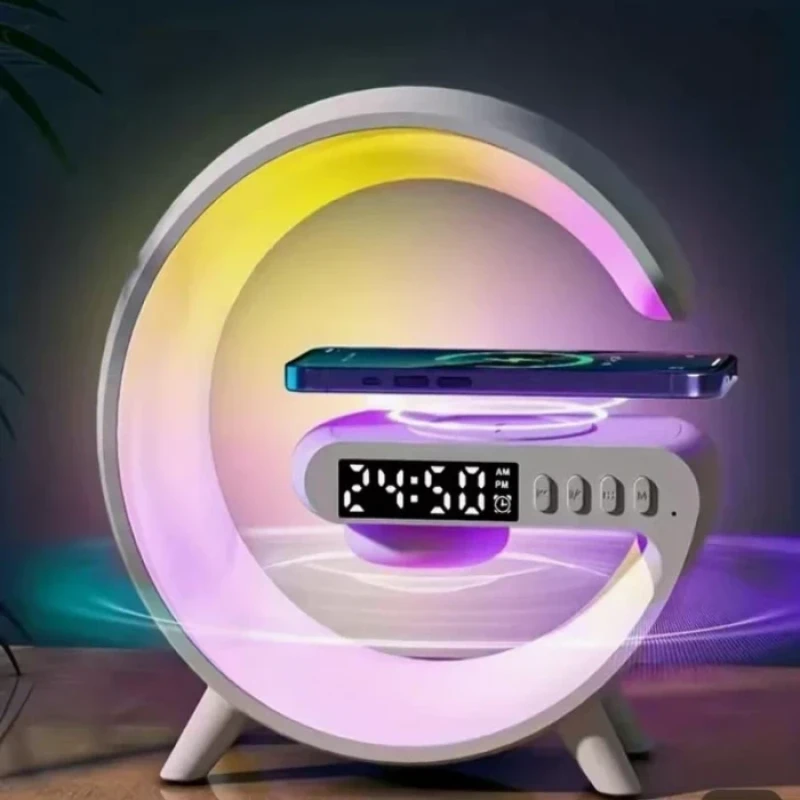 G63 Bluetooth Speaker Atmosphere Light Wireless Charger