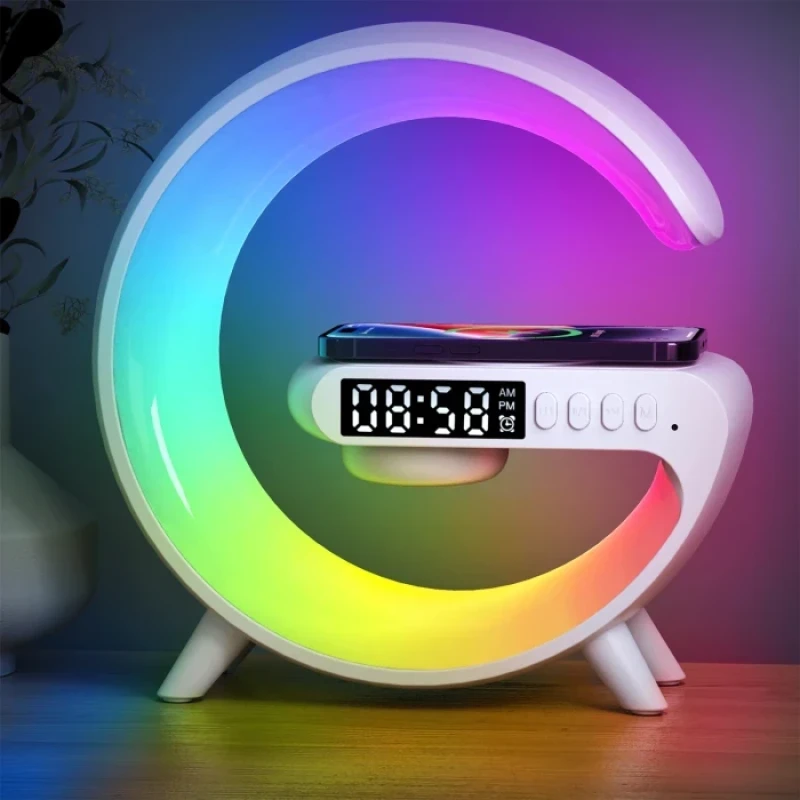 G63 Bluetooth Speaker Atmosphere Light Wireless Charger