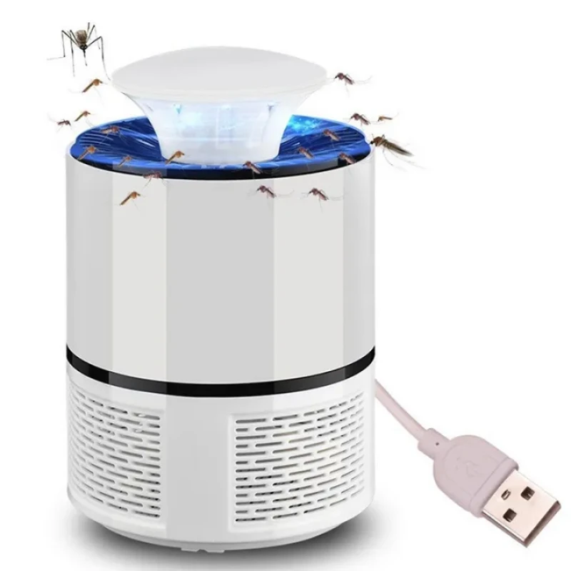 USB Electronics Mosquito Killer Trap Moth Fly Wasp LED Night Light Lamp