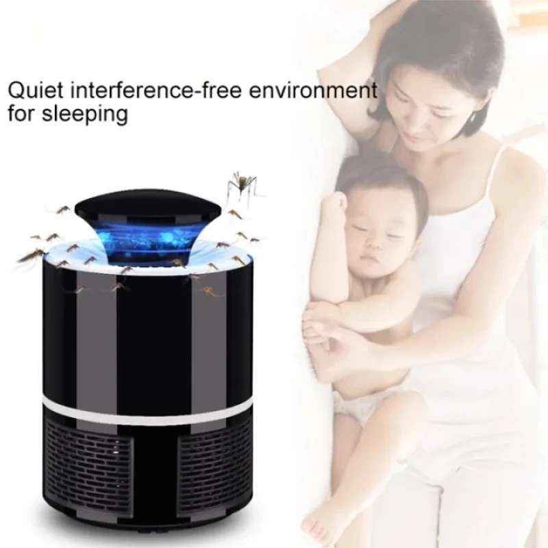 USB Electronics Mosquito Killer Trap Moth Fly Wasp LED Night Light Lamp