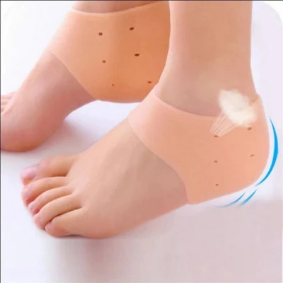 2 Piecess Heel Protector Protective Sleeve for Relief Plantar