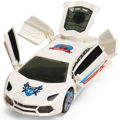360 Degree Rotating Stunt Super Car Toys for Kids Friction Power Toy