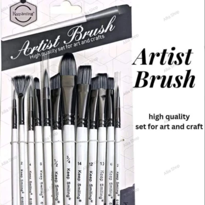 Keep Smiling Silver Mix Brush
