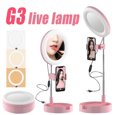 Live Makeup Multipurpose Ring Lamp With Mobile Stand secondary