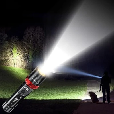 5000LM Rechargeable Flashlights High secondary