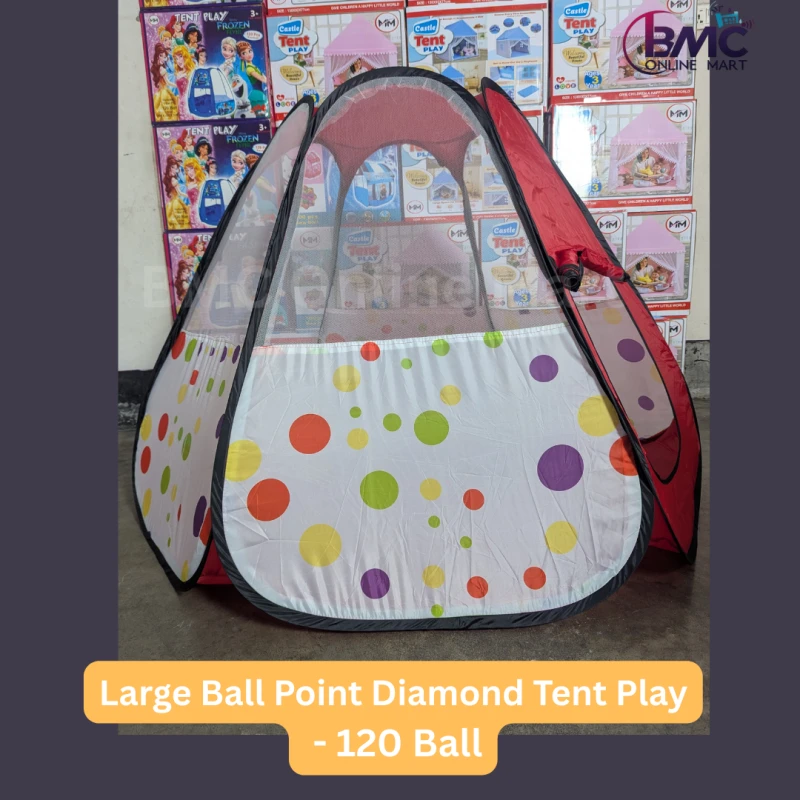 Large Diamond Shape Tent Play- 120 Ball