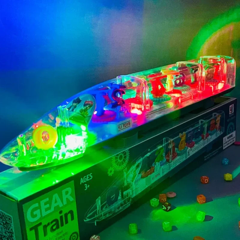 Transparent Gear Train Musical Toys