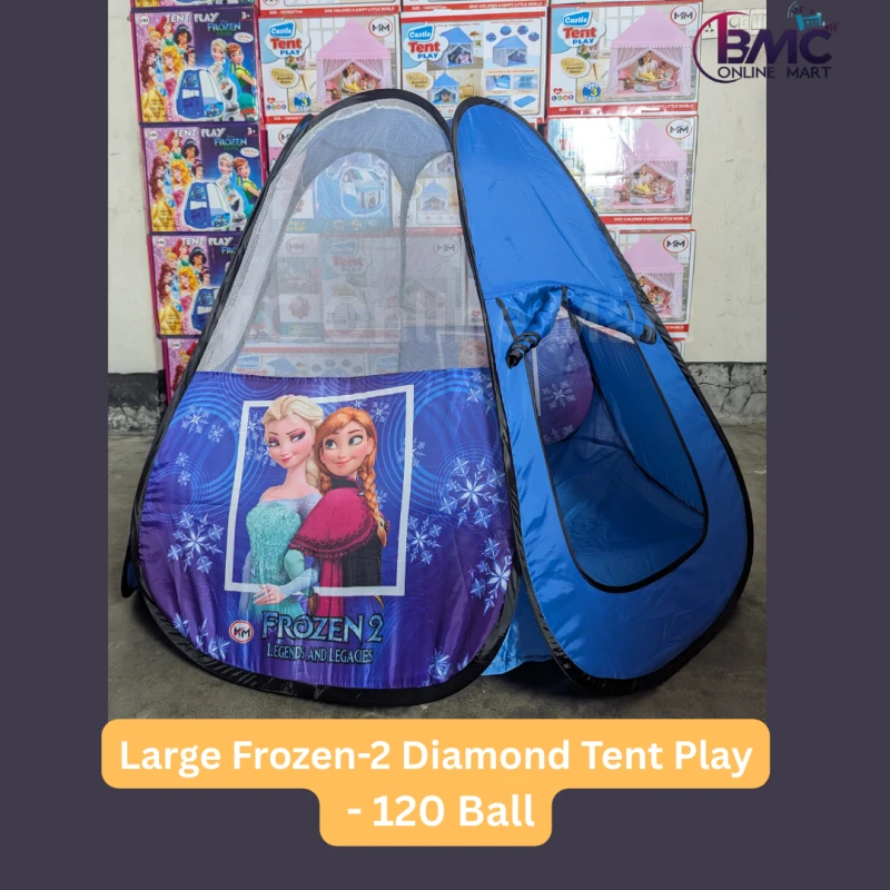 Large Diamond Shape Tent Play- 120 Ball