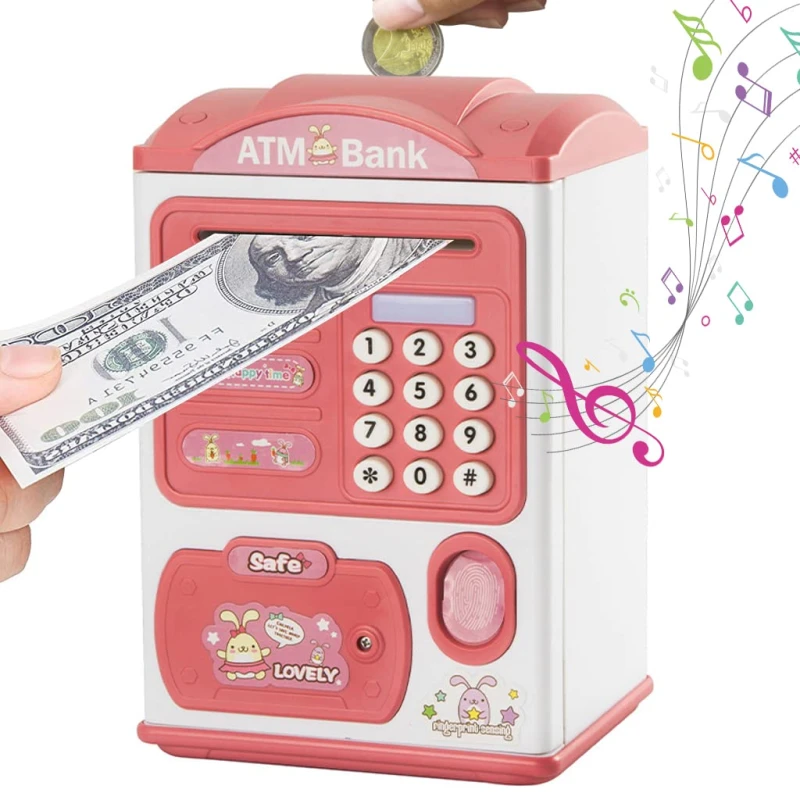 Savings Box Bank Fingerprint Music Children's Toy Gift Box