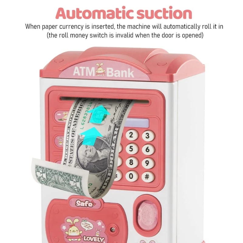 Savings Box Bank Fingerprint Music Children's Toy Gift Box
