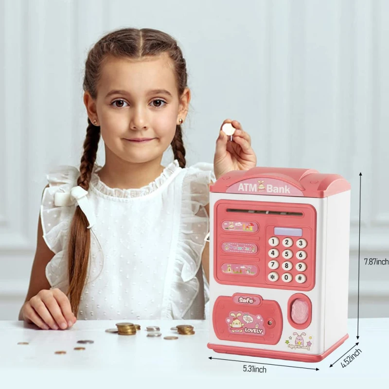 Savings Box Bank Fingerprint Music Children's Toy Gift Box