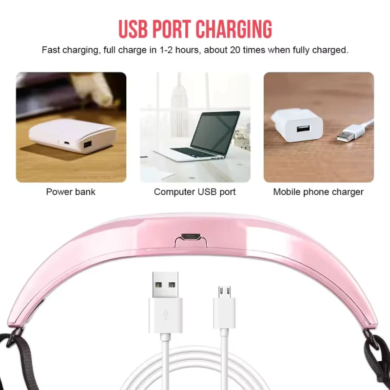 Electric Head Massager Migraine Release Therapy Recharge Machine Head Relax Improve Sleep Health Stress Relief Brain Massager