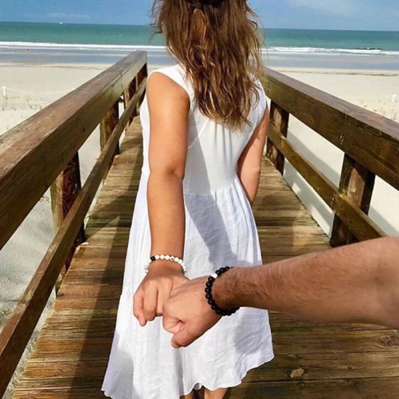 Heart Magnetic Bracelets for Couples
