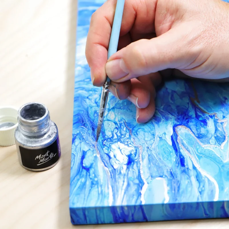 Silver Foil Paint Premium 20ml