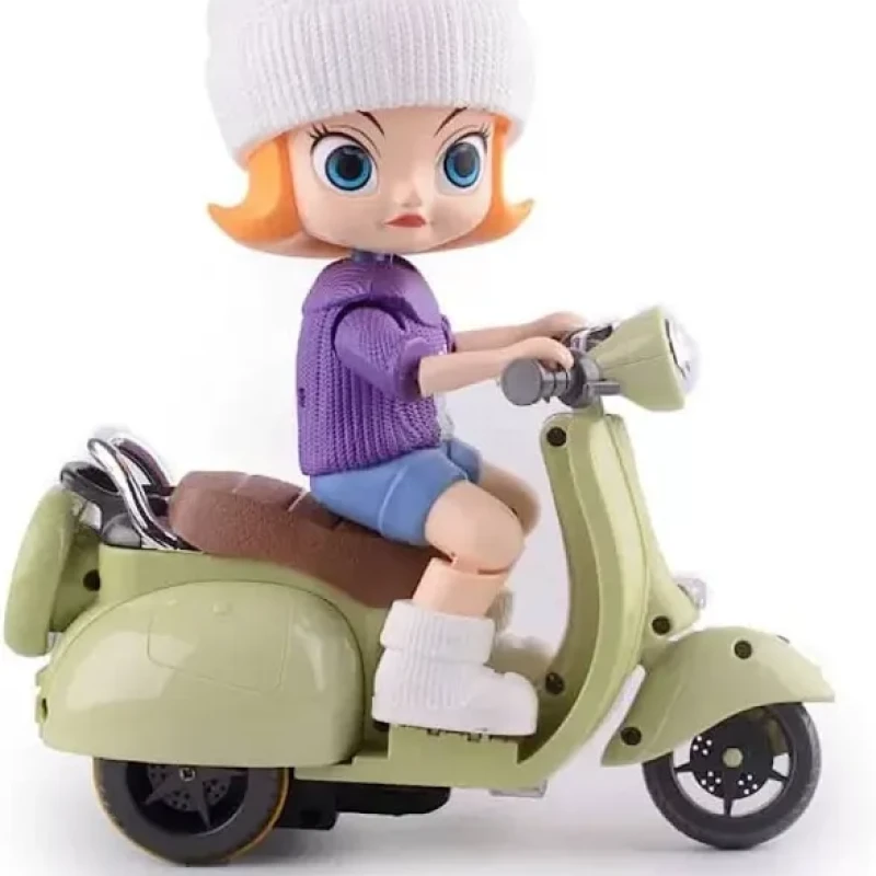 Musical Joy with the Tide Flow Motor Scooter Car - Perfect for Kids