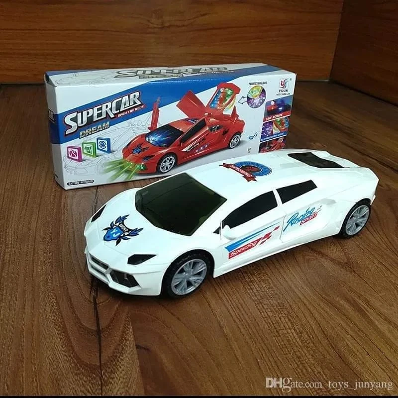 360 Degree Rotating Stunt Super Car Toys for Kids Friction Power Toy